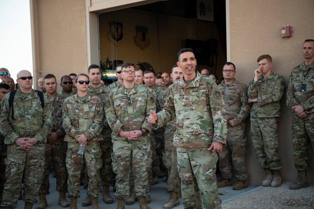 Command team expresses gratitude, encourages Airmen to remain poised