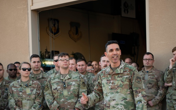 Command team expresses gratitude, encourages Airmen to remain poised