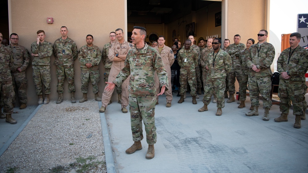 Command team expresses gratitude, encourages Airmen to remain poised