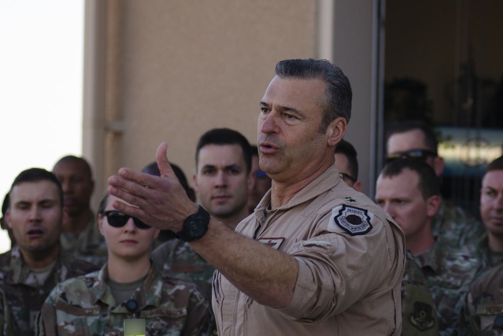 Command team expresses gratitude, encourages Airmen to remain poised