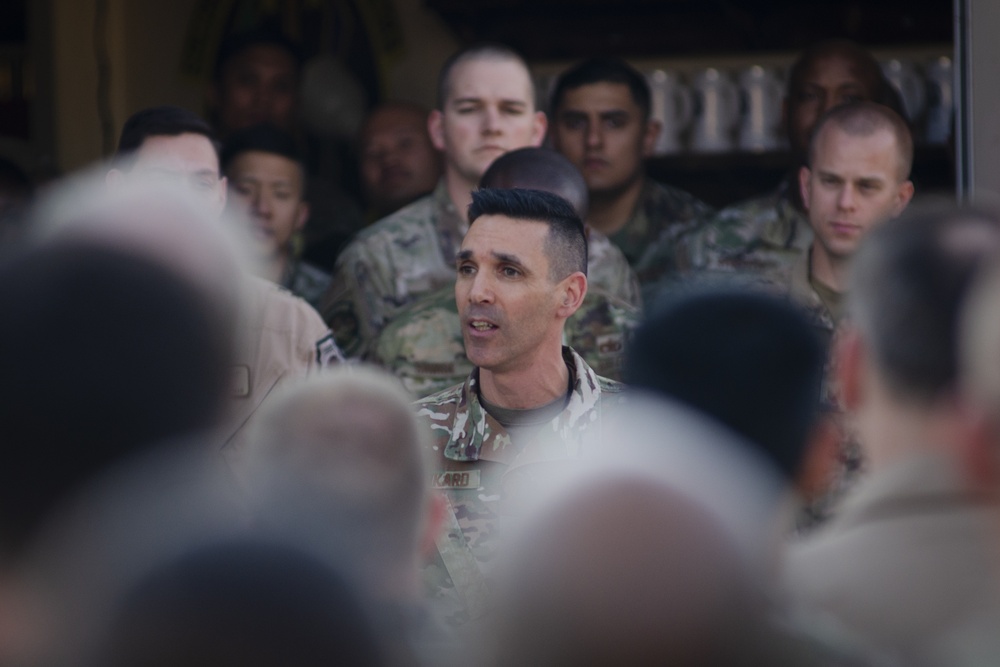 Command team expresses gratitude, encourages Airmen to remain poised