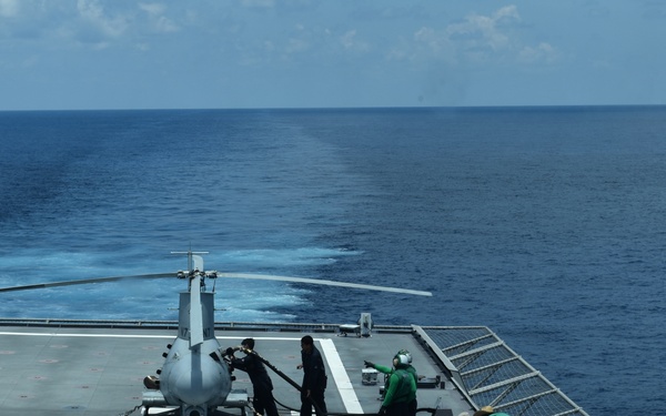 USS Montgomery Flight Operations