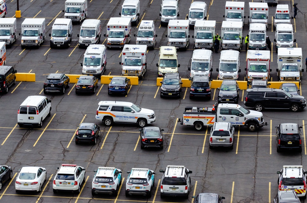 Ambulances Arrive In NJ To Support COVID-19 Response