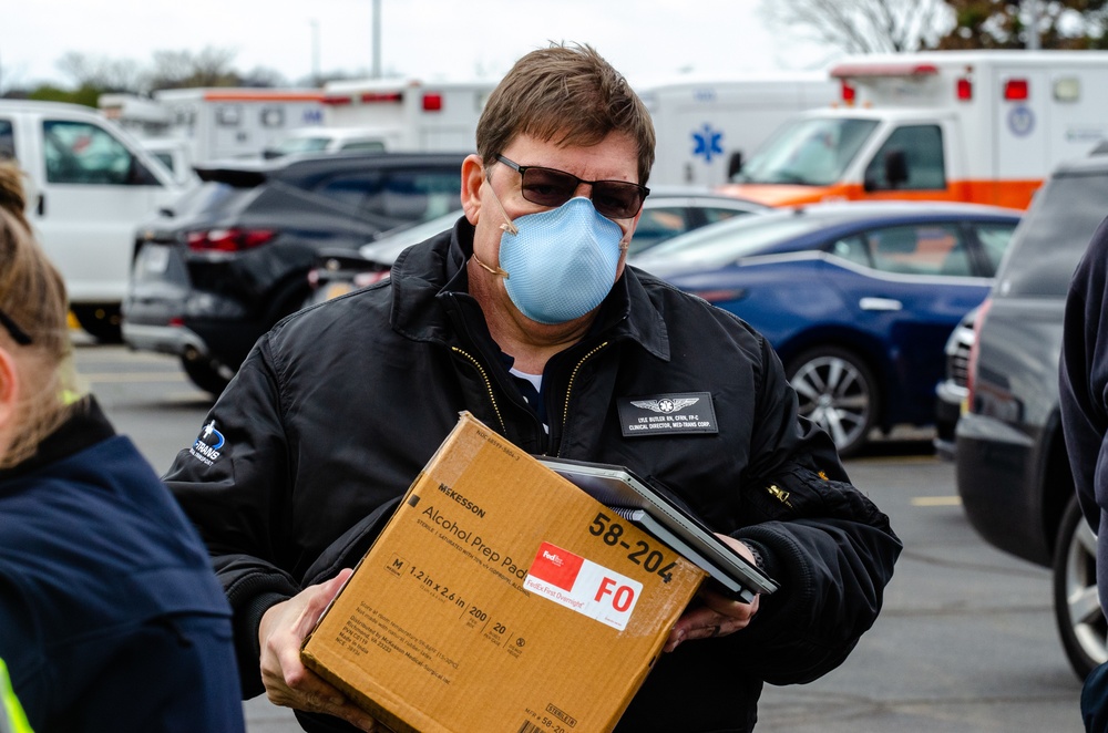 Ambulances Arrive In NJ To Support COVID-19 Response