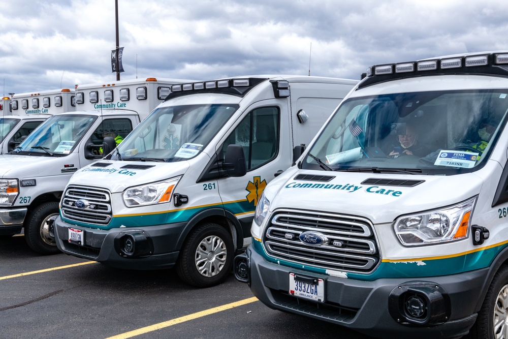 Ambulances Arrive In NJ To Support COVID-19 Response