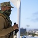 USNS Mercy Sailor Stands Watch