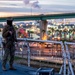 USNS Mercy Sailor Stands Watch