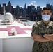 U.S. Navy Chief Hospital Corpsman Gonzalez, leading chief petty officer of radiology aboard the Military Sealift Command hospital ship USNS Comfort (T-AH 20).