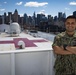 U.S. Navy Chief Hospital Corpsman Gonzalez, leading chief petty officer of radiology aboard the Military Sealift Command hospital ship USNS Comfort (T-AH 20).