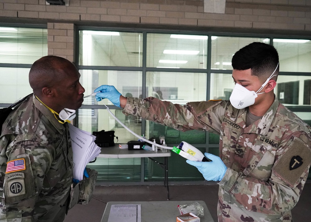 Weslaco Soldiers conduct health and welfare checks