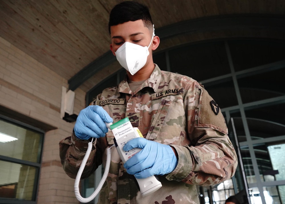 Weslaco Soldiers conduct health and welfare checks