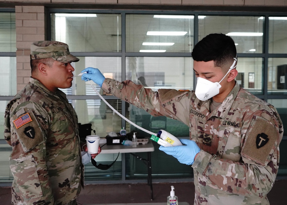 Weslaco Soldiers conduct health and welfare checks