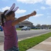 Easter Bunny Visits Beale Air Force Base