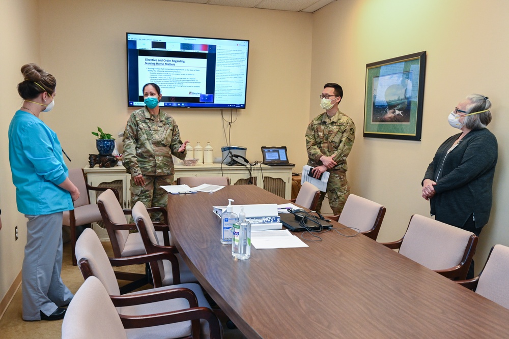 Maryland National Guard medical assistance teams safeguard citizens at nursing home facilities across the state