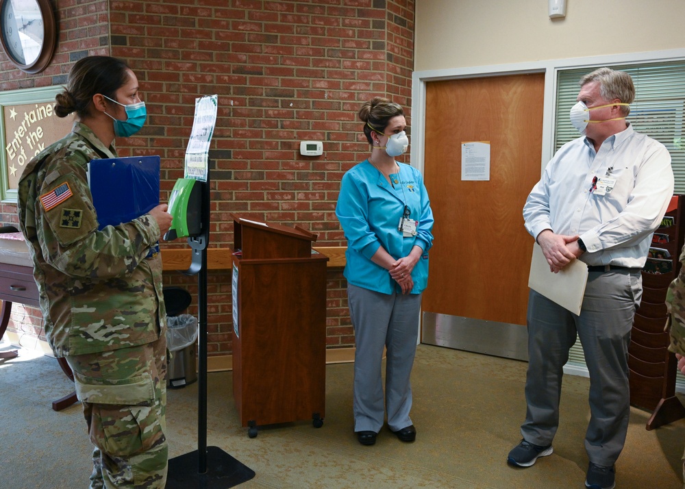 Maryland National Guard medical assistance teams safeguard citizens at nursing home facilities across the state