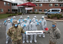 Testing Teamwork: Mass. Soldiers and Airmen conduct COVID-19 testing at nursing homes