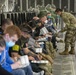 Members of The 801st Combat Support Hospital, U.S. Army Reserve, Fort Sheridan, Illinois, arrives in Hanscom Air Force Base, April 11, 2020.