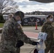 Massachusetts Army National Guard conducts medical screenings.