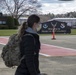 Members of The 801st Combat Support Hospital, U.S. Army Reserve, Fort Sheridan, Illinois, arrives in Hanscom Air Force Base