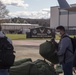 Members of The 801st Combat Support Hospital, U.S. Army Reserve, Fort Sheridan, Illinois, arrives in Hanscom Air Force Base