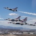 Thunderbirds fly over Las Vegas