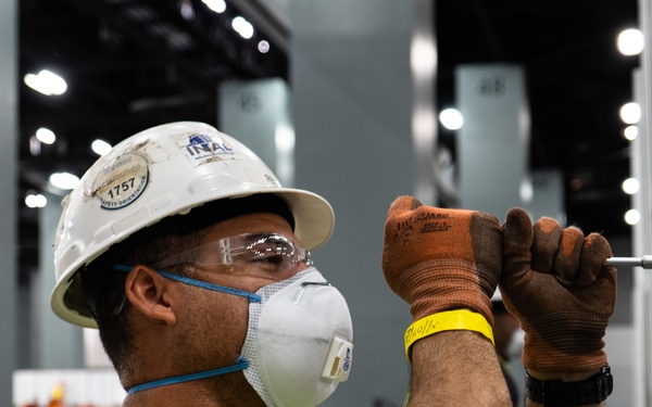 Miami Beach Convention Center Conversion COVID-19 April 09, 2020