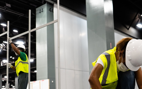 Miami Beach Convention Center Conversion COVID-19 April 09, 2020