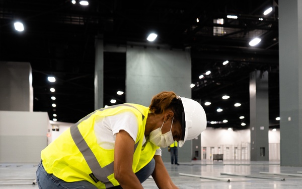 Miami Beach Convention Center Conversion COVID-19 April 09, 2020