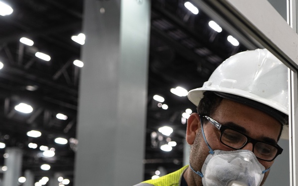 Miami Beach Convention Center Conversion COVID-19 April 09, 2020