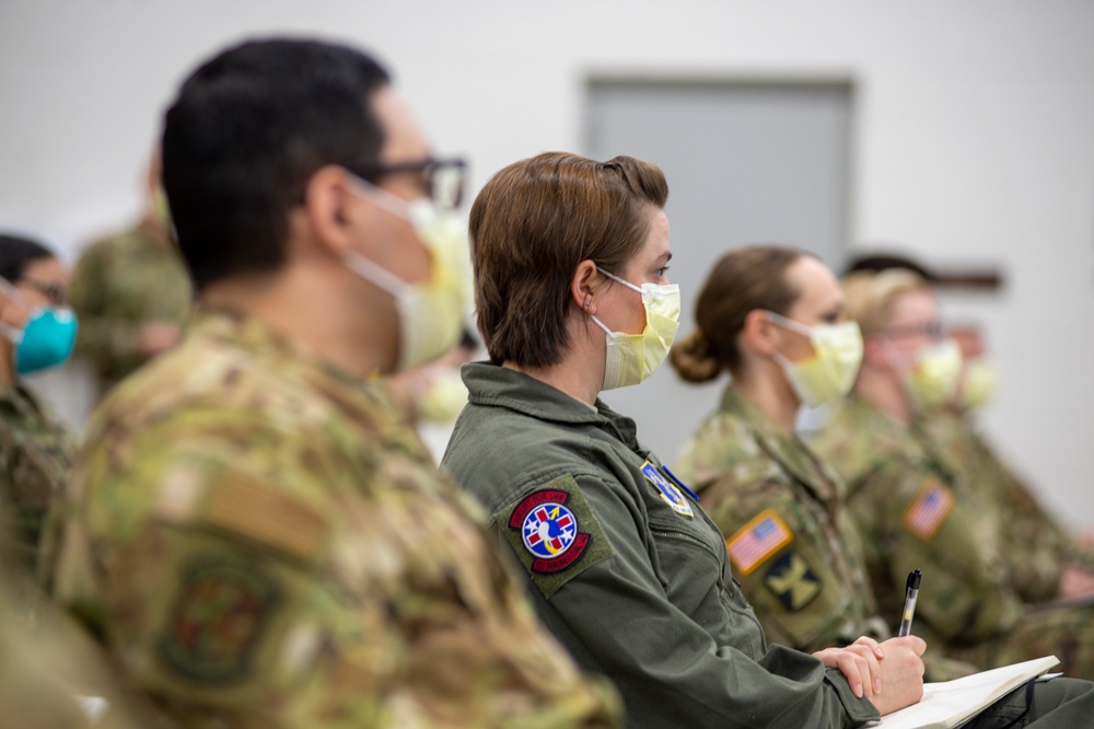 Oklahoma National Guard medics train for COVID-19 response