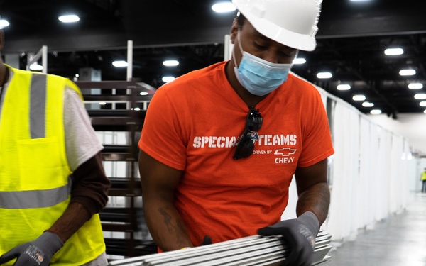 Miami Beach Convention Center Conversion COVID-19 April 09, 2020