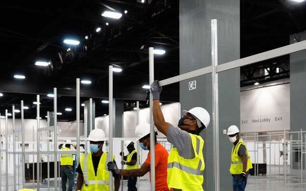 Miami Beach Convention Center Conversion COVID-19 April 09, 2020