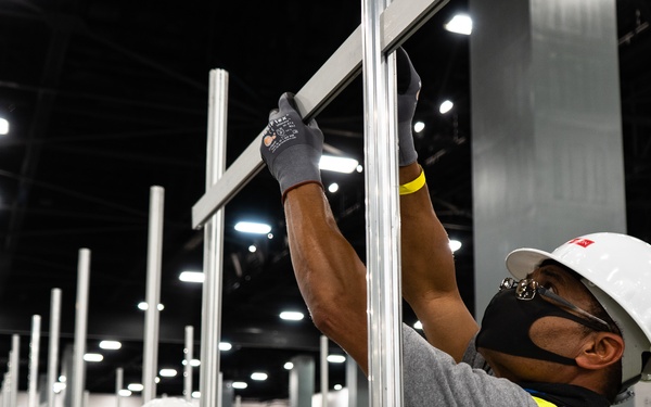 Miami Beach Convention Center Conversion COVID-19 April 09, 2020