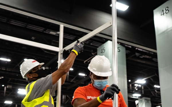 Miami Beach Convention Center Conversion COVID-19 April 09, 2020