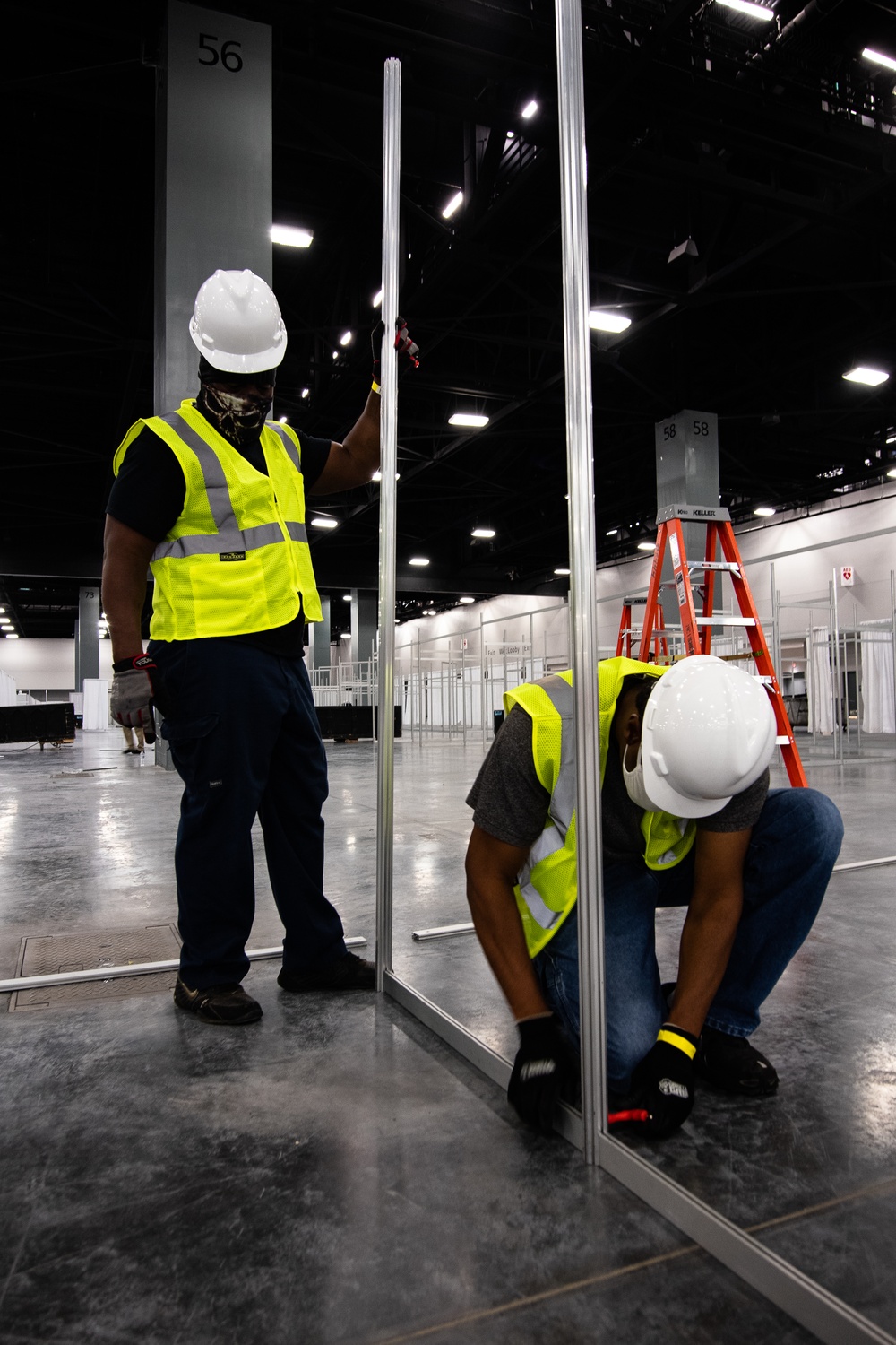 Miami Beach Convention Center Conversion COVID-19 April 09, 2020