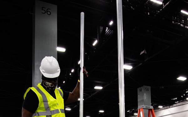 Miami Beach Convention Center Conversion COVID-19 April 09, 2020