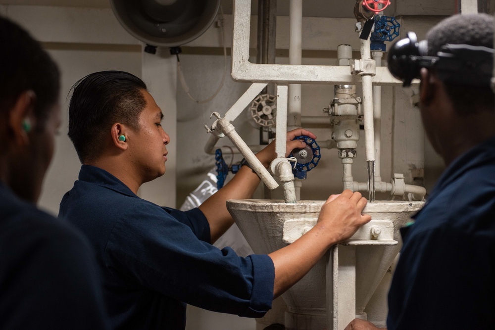 USS Bunker Hill Underway Operations