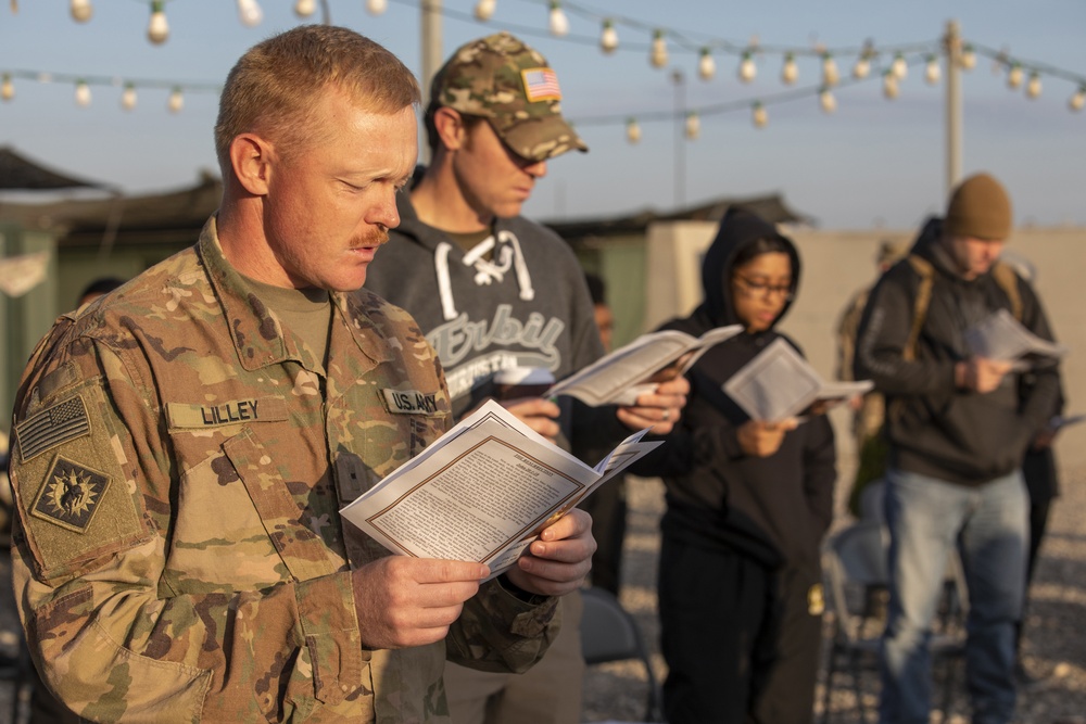 Easter service held at Erbil Air Base