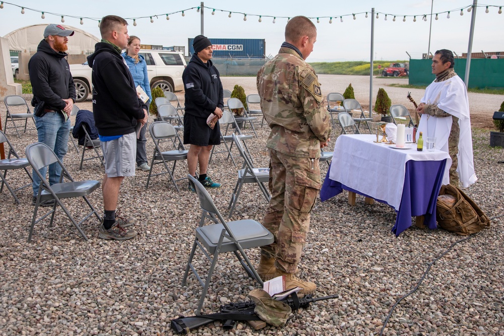 Easter service held at Erbil Air Base