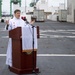 USNS Mercy Chaplain Observes Easter Sunrise Service