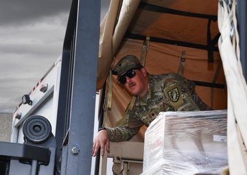 COVID-19: SOLDIERS TRANSPORT VENTILATORS FROM EMSA TO NEVADA