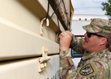 COVID-19: SOLDIERS TRANSPORT VENTILATORS FROM EMSA TO NEVADA