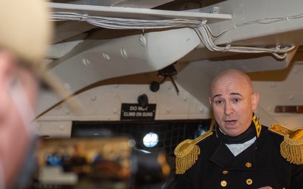 Facebook Live tour of USS Constitution