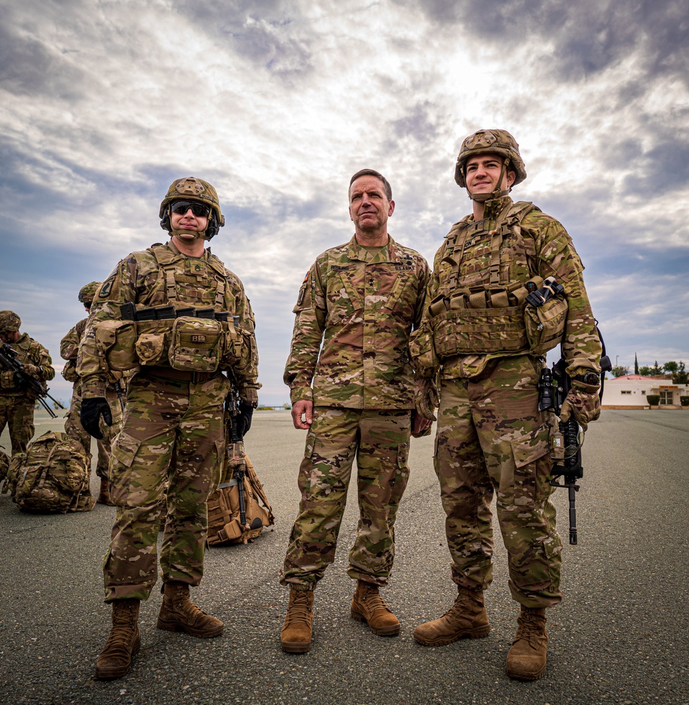 U.S. Army aviation brigade and paratroopers train on Cyprus