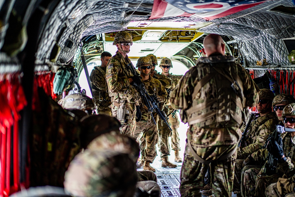 U.S. Army aviation brigade and paratroopers train on Cyprus