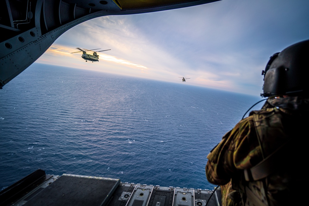 U.S. Army aviation brigade and paratroopers train on Cyprus