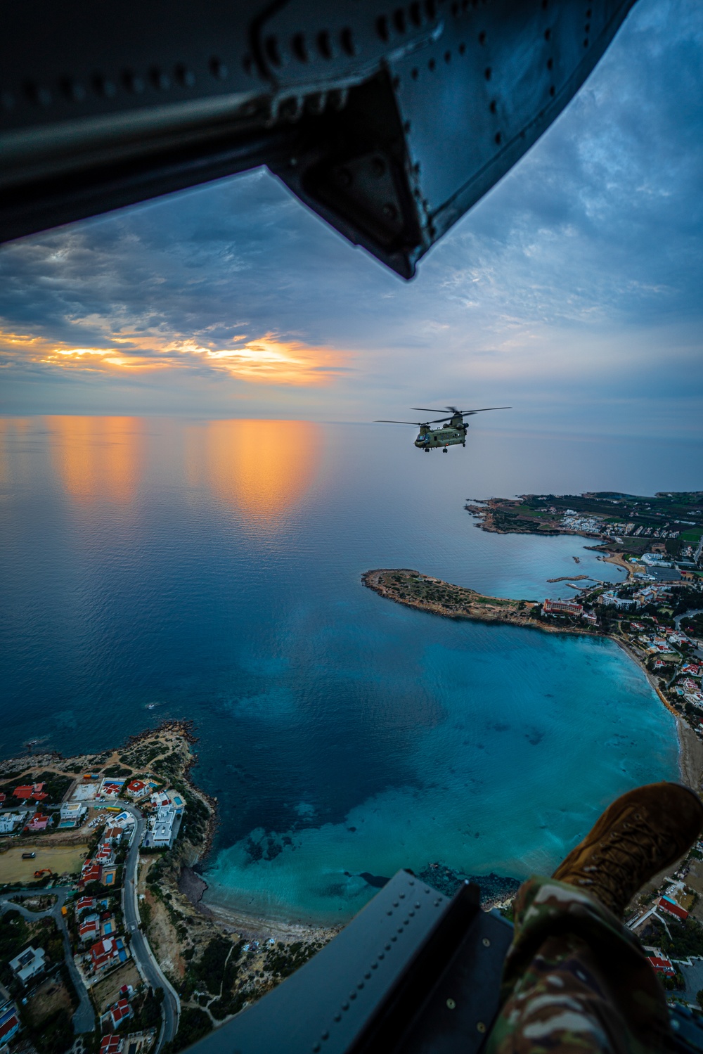 U.S. Army aviation brigade and paratroopers train on Cyprus