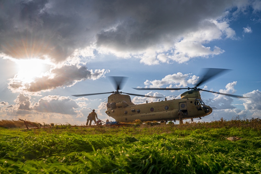 U.S. Army aviation brigade and paratroopers train on Cyprus