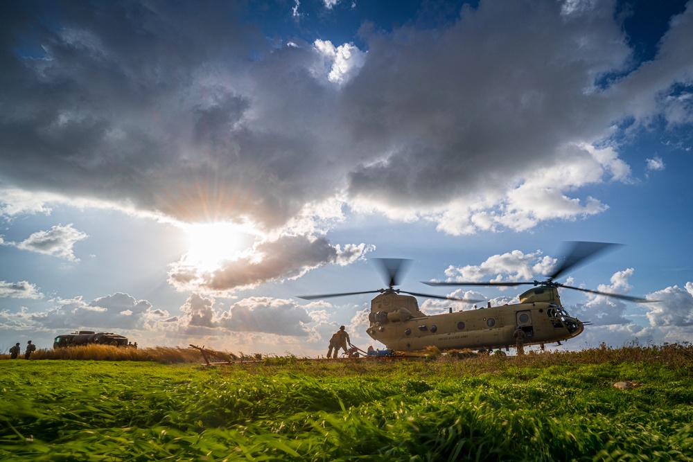 U.S. Army aviation brigade and paratroopers train on Cyprus