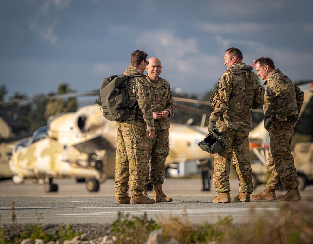 U.S. Army aviation brigade and paratroopers train on Cyprus